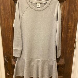CAbi Gray Flashdance Sweatshirt Dress!